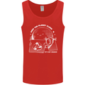 Climate Change Keep the Planet Clean Funny Mens Vest Tank Top Red