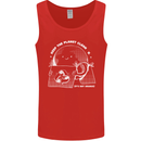 Climate Change Keep the Planet Clean Funny Mens Vest Tank Top Red