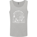 Climate Change Keep the Planet Clean Funny Mens Vest Tank Top Sports Grey