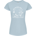 Climate Change Keep the Planet Clean Funny Womens Petite Cut T-Shirt Light Blue