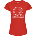 Climate Change Keep the Planet Clean Funny Womens Petite Cut T-Shirt Red