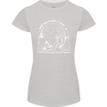 Climate Change Keep the Planet Clean Funny Womens Petite Cut T-Shirt Sports Grey