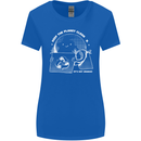 Climate Change Keep the Planet Clean Funny Womens Wider Cut T-Shirt Royal Blue
