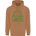 Climate Change Keep the Planet Clean Mens 80% Cotton Hoodie Caramel Latte