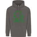Climate Change Keep the Planet Clean Mens 80% Cotton Hoodie Charcoal