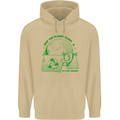 Climate Change Keep the Planet Clean Mens 80% Cotton Hoodie Sand