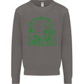 Climate Change Keep the Planet Clean Mens Sweatshirt Jumper Charcoal