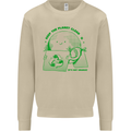 Climate Change Keep the Planet Clean Mens Sweatshirt Jumper Sand