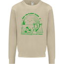 Climate Change Keep the Planet Clean Mens Sweatshirt Jumper Sand