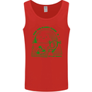 Climate Change Keep the Planet Clean Mens Vest Tank Top Red