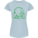 Climate Change Keep the Planet Clean Womens Petite Cut T-Shirt Light Blue