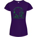 Climate Change Keep the Planet Clean Womens Petite Cut T-Shirt Purple