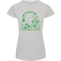 Climate Change Keep the Planet Clean Womens Petite Cut T-Shirt Sports Grey