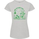 Climate Change Keep the Planet Clean Womens Petite Cut T-Shirt Sports Grey