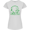 Climate Change Keep the Planet Clean Womens Petite Cut T-Shirt White