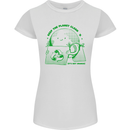 Climate Change Keep the Planet Clean Womens Petite Cut T-Shirt White