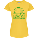Climate Change Keep the Planet Clean Womens Petite Cut T-Shirt Yellow