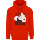Climate Change Polar Bears Environment Childrens Kids Hoodie Bright Red