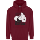 Climate Change Polar Bears Environment Childrens Kids Hoodie Maroon