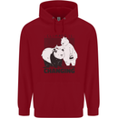 Climate Change Polar Bears Environment Childrens Kids Hoodie Red