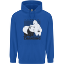 Climate Change Polar Bears Environment Childrens Kids Hoodie Royal Blue