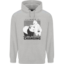 Climate Change Polar Bears Environment Childrens Kids Hoodie Sports Grey