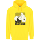 Climate Change Polar Bears Environment Childrens Kids Hoodie Yellow