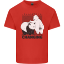 Climate Change Polar Bears Environment Kids T-Shirt Childrens Red
