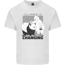 Climate Change Polar Bears Environment Kids T-Shirt Childrens White