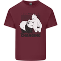 Climate Change Polar Bears Environment Mens Cotton T-Shirt Tee Top Maroon