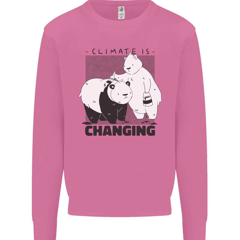 Climate Change Polar Bears Environment Mens Sweatshirt Jumper Azalea