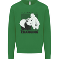 Climate Change Polar Bears Environment Mens Sweatshirt Jumper Irish Green