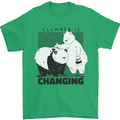 Climate Change Polar Bears Environment Mens T-Shirt 100% Cotton Irish Green