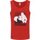 Climate Change Polar Bears Environment Mens Vest Tank Top Red