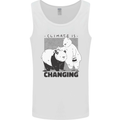 Climate Change Polar Bears Environment Mens Vest Tank Top White