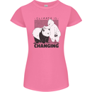 Climate Change Polar Bears Environment Womens Petite Cut T-Shirt Azalea