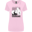 Climate Change Polar Bears Environment Womens Wider Cut T-Shirt Light Pink