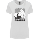 Climate Change Polar Bears Environment Womens Wider Cut T-Shirt White