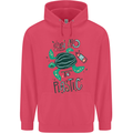 Climate Change Say No To Plastic Childrens Kids Hoodie Heliconia
