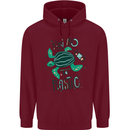 Climate Change Say No To Plastic Childrens Kids Hoodie Maroon