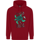 Climate Change Say No To Plastic Childrens Kids Hoodie Red