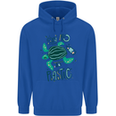 Climate Change Say No To Plastic Childrens Kids Hoodie Royal Blue
