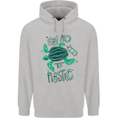 Climate Change Say No To Plastic Childrens Kids Hoodie Sports Grey