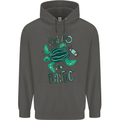 Climate Change Say No To Plastic Childrens Kids Hoodie Storm Grey