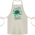 Climate Change Say No To Plastic Cotton Apron 100% Organic Natural