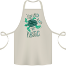 Climate Change Say No To Plastic Cotton Apron 100% Organic Natural
