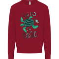 Climate Change Say No To Plastic Kids Sweatshirt Jumper Red