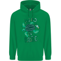 Climate Change Say No To Plastic Mens 80% Cotton Hoodie Irish Green