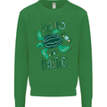 Climate Change Say No To Plastic Mens Sweatshirt Jumper Irish Green