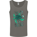 Climate Change Say No To Plastic Mens Vest Tank Top Charcoal
